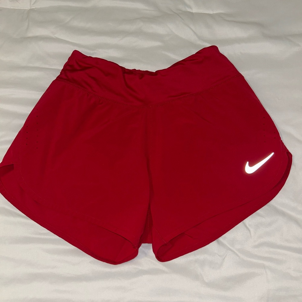 Red Nike Eclipse Running Shorts